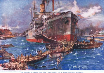 The Landing of Troops from the 